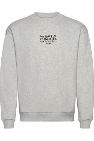 Les Deux Luca Sweatshirt Tops Sweatshirts & Hoodies Sweatshirts Grey
