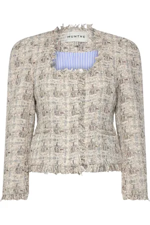 Munthe Sabu Blazers BouclÉ Blazers Cream