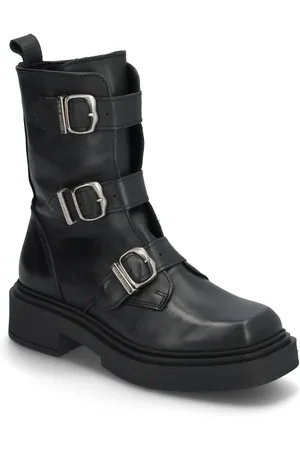 Steve Madden Clipper Boots Shoes Boots Ankle Boots Ankle Boots Flat Heel Black