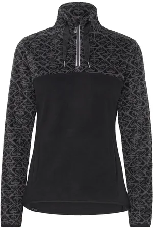 Roxy Sayna Half Zip Tops Knitwear Jumpers Black