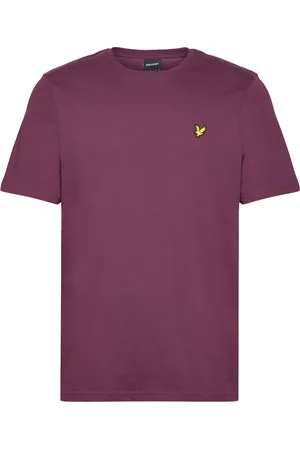 Lyle & Scott Plain T-Shirt Tops T-Kortærmet Skjorte Burgundy