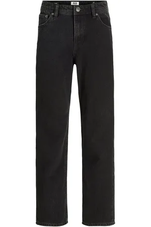 JACK & JONES Jjialex Jjoriginal Sq 041 Jnr Bottoms Jeans Loose Jeans Black Jack & J S