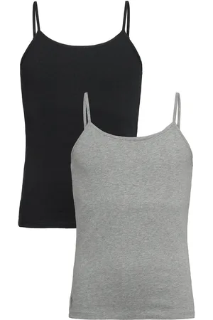 Ralph Lauren C3-Camisole Tops T-shirts Sleeveless Black