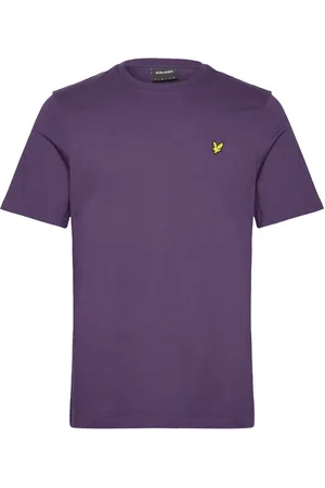 Lyle & Scott Plain T-Shirt Tops T-Kortærmet Skjorte Purple