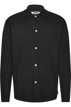 Woodbird Wbkrents Base Knit Tops Knitwear Full Zip Jumpers Black
