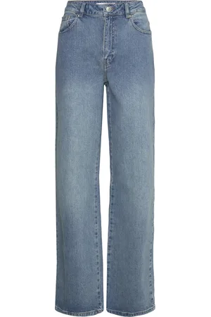 Gestuz Zolinagz Hw Wide Jeans Noos Bottoms Jeans Wide Blue