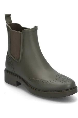 Ralph Lauren Preslie Rubber Rain Boot Gummistøvler Sko Khaki Green