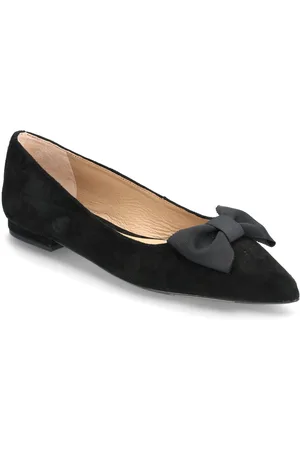 Ralph Lauren Kidsuede-Londyn Bow-Fl-Bal Ballerinasko Ballerinaer Black