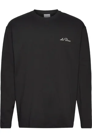 Les Deux Crew Ls T-Shirt Tops T-Langærmet Skjorte Black