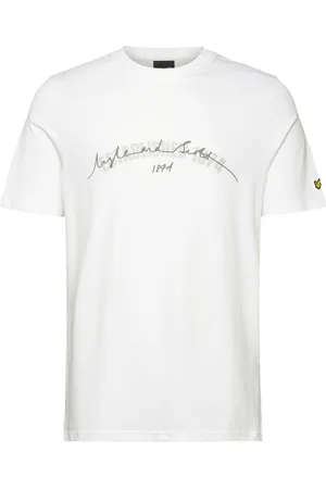 Lyle & Scott Established 1874 Graphic T-Shirt Tops T-Kortærmet Skjorte White