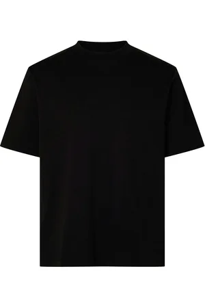 SELECTED Slhrelax-Dani Ss Interlock Tee Ex Tops T-Kortærmet Skjorte Black