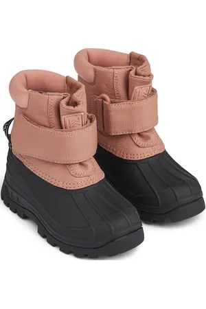 Liewood Becca Boot Vinterstøvler Med Burrebånd Pink
