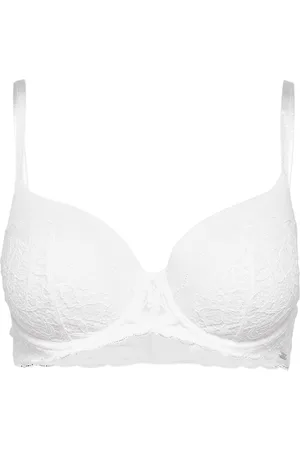 Lindex Scarlette Fancy T Shirt Bra Lingerie Bras & Tops Padded Bras White