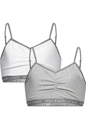 Ralph Lauren 2T-2Pk Bralettes Night & Underwear Underwear Tops Grey
