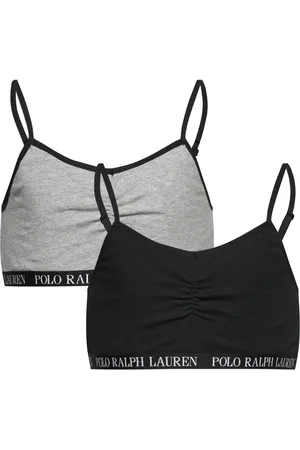Ralph Lauren 2T-2Pk Bralettes Night & Underwear Underwear Tops Black