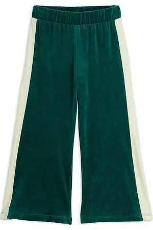 Mini Rodini Sailor Velour Sweatpants Bottoms Sweatpants Green