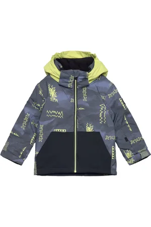 Quiksilver Little Mission Kids Jk Outerwear Snow-ski Clothing Snow-ski Jacket Grey