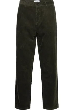 Les Deux Kody Heavy Corduroy Pants Bottoms Trousers Casual Green
