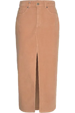 Benetton Skirt Skirts Knee-length & Midi Skirts Beige