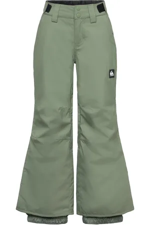 Quiksilver Estate Youth Pt Outerwear Snow-ski Clothing Snow-ski Pants Green
