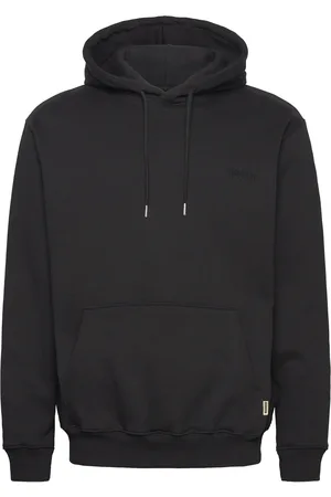 Woodbird Wbpacs Base Hoodie Tops Sweatshirts & Hoodies Hoodies Black