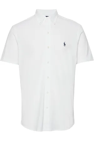 Ralph Lauren Featherweight Mesh Shirt Tops Shirts Short-sleeved White