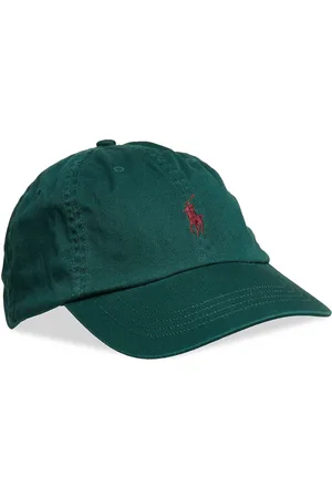 Ralph Lauren Cotton Chino Ball Cap Designers Headwear Caps Green