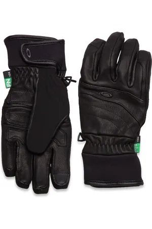 Oakley W. Peak Leather Gloves Sport Sport Accessories Sport Gloves Sport Finger Gloves Black