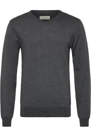 Blend Bhbruton V-Neck Knit Noos Tops Knitwear V-necks Grey