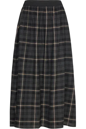 Benetton Skirt Skirts Maxi Skirts Black