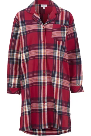 Damella of Sweden Nightdress Short Sleeve Nattøj Red