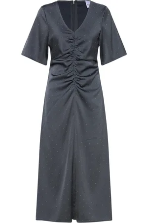 Noella Soli Long Dress Maxikjole Festkjole Grey