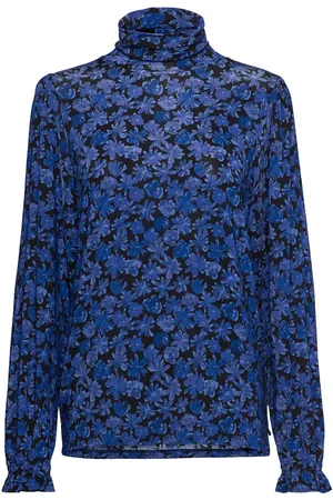 Fabienne Chapot Billy Top Tops Blouses Long-sleeved Blue