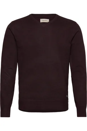 Blend Bhbruton V-Neck Knit Noos Tops Knitwear V-necks Brown