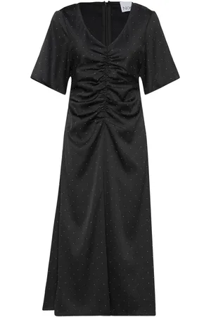 Noella Soli Long Dress Maxikjole Festkjole Black