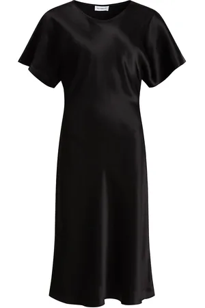 Ivo Nikkolo Acetate-Blend Dress, Diago Knælang Kjole Black