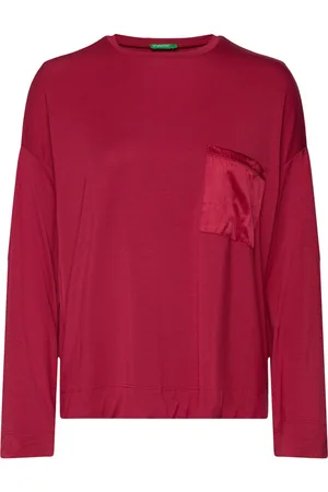 Benetton Sweater L/S Top Red