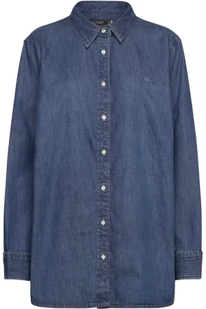 Ralph Lauren Classic Fit Denim Shirt Tops Shirts Denim Shirts Blue