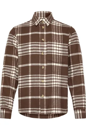 Solid Sdnab Tops Shirts Casual Brown