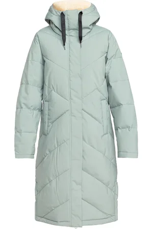 Roxy Ellie Jk Sport Women Sport Clothing Sport Outerwear Sport Jackets Sport Padded Coats Green