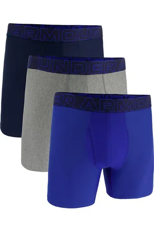 Under Armour Ua Performance Tech - Solid 6 In 3Pk Boxershorts Multi/patterned