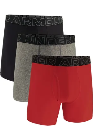 Under Armour Ua Performance Tech - Solid 6 In 3Pk Boxershorts Multi/patterned