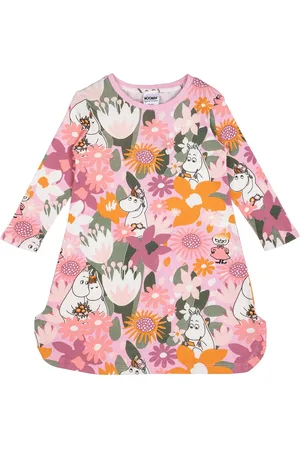 Mumin Somrigt Nattlinne Night & Underwear Pyjamas Nightdresses Pink