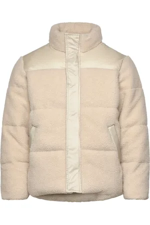 Solid Sdmorgan Pile Puffer Foret Jakke Beige