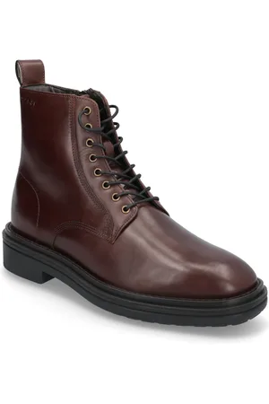 GANT Boggar Mid Boot Snørestøvler Brown