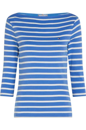 Tommy Hilfiger New Cody Slim Boat-Nk 3/4Slv Tops T-shirts & Tops Long-sleeved Blue