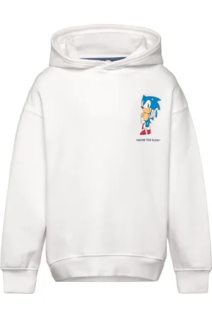 MANGO Sonic Hoodie Tops Sweatshirts & Hoodies Hoodies White