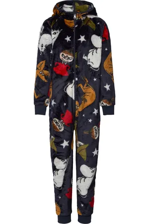 Mumin Glimmer Overall Outerwear Fleece Outerwear Fleece Coveralls Blue