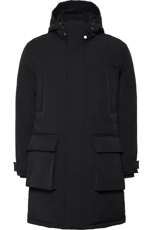 Reiss Mission Parka Jakke Black