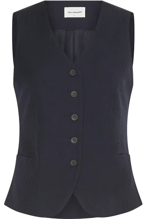 MSCH Mschmaelynn Vest Stp Blazers Sleeveless Blazers Navy